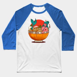 RAMEN MERMAID Baseball T-Shirt